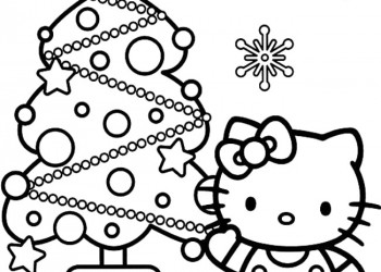 hello kitty si bradul de craciun